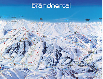 Mapa střediska - areálu - Brandnertal